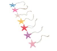 EPIGEIST 7sets Ciondoli Resina Forma di Stella Marina Decorazioni Oceaniche per Casa e Acquario di Colori con Stile Mediterraneo