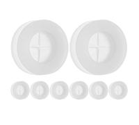 EPIGEIST 8 pezzi Tappi in Silicone per Cannuccia Riutilizzabili Tappi Cannuccia Portatili Resistenti e Antipolvere Copertura per Foro per Bottiglie e Esterni