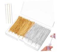 EPIGEIST 800 Pezzi Creazione Gioielli Spille Piatte in Metallo Accessori per Bracciali Collane e Orecchini Forniture per Bigiotteria DIY con Scatola Organizzata