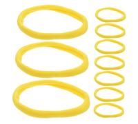 EPIGEIST 96 Pezzi Elastic Acrylic Bands Weaving Loom Refill Kit for DIY Crafting Soft Stretchable Loops for Potholder Wallet Cover Cup Mat Making