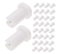 EPIGEIST Aghi Anti-bloccaggio Per Bottiglie Colla Ciglia 100 Pezzi Punta Ago Ricambio Plastica Per Extension Ciglia Strumento Sblocca Flacone Uso Professionale Estetica