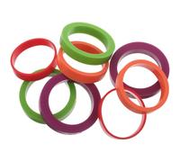Epigeist Anelli Distanziatori in Silicone Per Mattarello 8 Pezzi Set Regolatori Spessore Da 2 a 10 Mm Accessori Antiscivolo Per Pasta Pizza E Dolci Fai Da Te Guida Per Stesura Uniforme