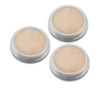 EPIGEIST Base per Pulsanti Tromba e Tuba in Metallo con Design a Scatto Sicuro, 3 Pezzi Beige con Intarsio in Conchiglia, Accessori Musicali Versatili per Strumenti a Fiato