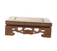 EPIGEIST Base Portavaso in Legno Wenge Resistente e Decorativa Supporto Rettangolare per Fioriere da ed Esterno Design per Esposizione e Arredamento Casa