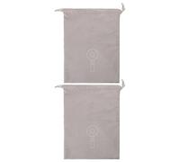 EPIGEIST Borsa per Attrezzi per Chioma da Viaggio in Velluto Imbottito Coulisse Organizer Portaoggetti per Asciugacapelli e Ferro Arricciacapelli Set 2 Pezzi Grigio per Uso Professionale