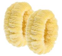 EPIGEIST Braccialetti da Polso in Flanella Morbida Set 2 Pezzi Assorbenti e Comodi per Lavaggio Viso Spa e Attività Fisica Accessori Femminili Elasticizzati per Cura della Pelle