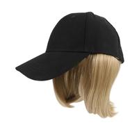 EPIGEIST Cappellino Parrucca Con Sintetici Corti e Dritti Berretto Elegante Per Donne Design Facile Da Indossare Per Eventi e Uso Quotidiano