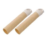 EPIGEIST Cappuccio Terminale per Manico di Scopa in Plastica 22mm, Set 2 Pezzi Colore Cachi, Impugnatura Ergonomica per Scopa e Paletta, Accessorio Ricambio per Pulizie Domestiche