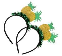 EPIGEIST Cerchietto per Chioma a Forma di Ananas Giallo in Feltro 2 Pezzi, Accessorio Decorativo per Feste di Compleanno e Autoritratti