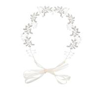 EPIGEIST Cerchietto per Chioma Sposa in Lega con Cristalli Argento, Accessorio Raffinato per Decorazione Chioma e Fotografia in Occasioni Speciali