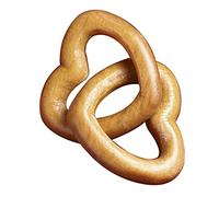 EPIGEIST Ciondolo Cuore Legno Intagliato per Creazioni DIY Charm per Collane e Bracciali Design Semplice e Dettagli Delicati Accessorio Decorativo per Gioielli e Borse