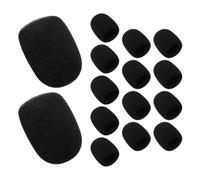 EPIGEIST Copertura in Schiuma Antivento per Microfono Piccolo, Protezione Riutilizzabile per Microfoni a Bavero e Cuffie, Set da 15 Pezzi per Uso Interno ed Esterno, Compatibile