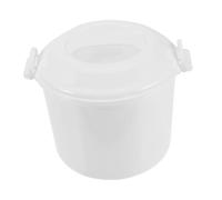 EPIGEIST Cuociriso Microonde con Coperchio Ermetico Pentola Versatile per Riso Noodles e Verdure Design Smontabile per Pulizia Facile Contenitore Cottura Microonde Portatile