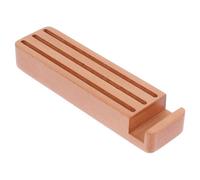 EPIGEIST Custodia per Plettri in Legno di Faggio, Porta Plettro Compatto Multifunzione Supporto per Telefono, Scatola Porta Plettri per Chitarra Acustica, per Chitarristi e Uso da Tavolo