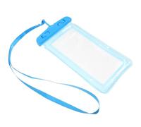 EPIGEIST Custodia per Telefono Blu con Sacchetto Galleggiante e Schermo Touch Protezione Antipolvere e Anti-sommersione Trasparente con Cordino per Spiaggia e Attività Acquatiche