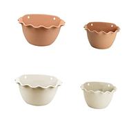 EPIGEIST da semicircolare in plastica semicerchio Fornitura appendiabiti al moderno fioriere sospese per piante sospeso da da parete Beige