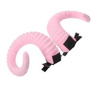 EPIGEIST Fermagli per Capelli Corna di Diavolo Leggeri e Comodi Accessori Cosplay con Corna di Pecora Rosa Piccoli per Feste di Halloween e Travestimenti Gothic Ragazze e Donne