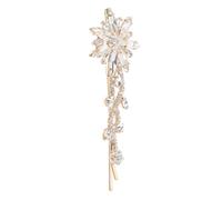 EPIGEIST Fermaglio per Capelli con Strass Eleganti Design Europeo-americano Clip Fiore con Cristalli Scintillanti per Spose Accessori per Capelli da Matrimonio Mollette Resistenti per
