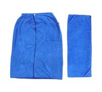 EPIGEIST Gonnellino da Bagno Uomo in Microfibra Assorbente Asciugamano Indossabile Leggero e Comodo Telo da Spiaggia Rapido Assorbimento per Uso Domestico e Hotel in Bianco e Blu