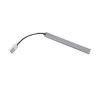 EPIGEIST Hub USB Porte per Laptop Adattatore Multiporta Veloce e Compatibile Espansore USB Plug Play Driver Supporta Hard Disk Mouse e Tastiera Design Compatto Grigio