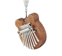 EPIGEIST Kalimba 8 Toni Mini Marrone Pianoforte a Pollice Portatile per Strumento Musicale Ergonomico Curvo Facile da Trasportare per Principianti e Uso Didattico