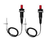 EPIGEIST Kit Accenditore a Pulsante in Ceramica 2 Pezzi per Fornelli a Gas Accenditore Elettrico Portatile per Caminetti Barbecue e Campeggio per Braciere a Gas