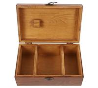 EPIGEIST Kit da Cucito e Scatola Portaoggetti in Legno Massello Grande Valigetta per Articoli da Cucito Conservazione Polvere Quilting e Fai da Te Regalo per Mamme e Amiche Creative