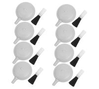 EPIGEIST Kit Pulizia Fotocamera 8 Pezzi Setole Abs Bianco, Spazzola 2 in 1 Soffiatore Aria Compressa per Rimozione Polvere senza Residui, per Accessori Fotografici