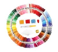 EPIGEIST Kit Ricamo Fai da Te Fili Poliestere Resistenti Accessori Completi per e Ricamo Manuale Creativo