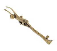 EPIGEIST Maniglia a Pomello in Ottone Massiccio a Forma di Scimmia per Mobili Vintage Maniglie per Cassetti e Armadietti da Cucina e Bagno Ferramenta Decorativa per Guardaroba e Librerie