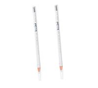 EPIGEIST Matite per Sopracciglia Impermeabili e Matite Eyeliner in Legno Bianche 2 Pezzi, Punta Fine Resistente al Sudore, per Trucco Occhi Duraturo e Illuminante, Uso Professionale