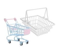 EPIGEIST Mini Cestino Fritto in Acciaio Inossidabile Portapranzo per Patatine e Pollo Fritto Contenitore a Forma di Carro per Cucina Bar Solido e Decorativo Colore Casuale Colore Casuale