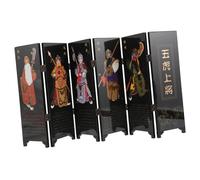 EPIGEIST Mini Paravento in Stile Cinese Divisorio da Decorazione Casa Versatile e Antica Accessorio Regalo per Appassionati Cultura