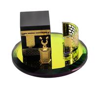 EPIGEIST Miniatura Islamica in con Design Rotonda per Decorazione Casa e Souvenir Arabia Saudita Decorativo per Scrivania e Veicoli