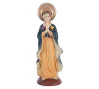 EPIGEIST Miniatura Statua di Maria in Resina Scultura della Beata Vergine per Decorazione Religiosa da Tavolo Piccola Figura Sacra per Regalo di Natale e Sacro per Casa e Chiesa