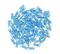 EPIGEIST Mollette di Legno Mini Colorate 2,5 Cm, Clip di Utilità per Foto e Artigianato, Set da 100 Pezzi per Decorazioni di Casa e Esposizioni Creative