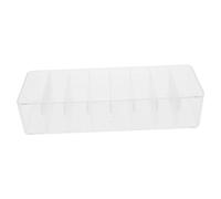 EPIGEIST Organizer Scrivania con Scomparti e Scatola Porta in Trasparente per Gestione Ordinata Fili USB e Caricabatterie Protezione Grovigli e Piegature per e Casa