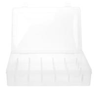 EPIGEIST Organizzatore Porta Aghi da Cucito Trasparente Grande 24 Assi, Contenitore Multi-Rocchetto in Plastica Resistente Coperchio Antipolvere, Scatola Salvaspazio per Filo e Accessori