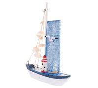 EPIGEIST Ornamento del di Vela Conchiglie di Mare Kit Accessori per La Casa Decorativi Nave Pirata Decorativo Accessori per Barche Ruota della Nave Navigazione di Legno