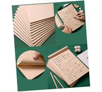 EPIGEIST Quaderno per Bozze Protettivo per gli Occhi Carta Bianca 160 Fogli Blocco Note per Schizzi e Calcoli Adatto per e Adulti Formato 4 Libri in Colore Giallo Retrò