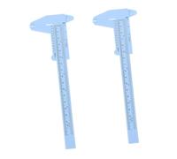 EPIGEIST Righello Per Sopracciglia in Plastica 2 Pezzi Da 150 Mm Strumento Di Misura a Corsoio Multifunzione Scala Precisa Per Trucco Professionale e Uso Domestico