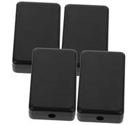 EPIGEIST Scatola Di Giunzione in Plastica Nera 60x36x16 Mm Set Da 4 Pezzi Scatola Elettrica Resistente Alle Intemperie Per Esterni Per Progetti Di Illuminazione Da Giardino e Lampioni