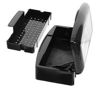 EPIGEIST Scatola Sterilizzatrice per Manicure in Plastica Trasparente, Vassoio Organizer per Strumenti Nail Art e Tagliaunghie, Custodia per Salone di Bellezza Professionale