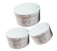 EPIGEIST Scatole Rotonde Con Coperchio Set Da 3 Per Composizioni Floreali Regalo E Decorazioni Compleanni Matrimoni Casa