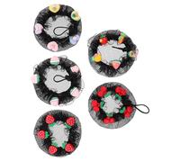 EPIGEIST Set 5 Pezzi Retine Invisibili per Chioma Chignon da Ballo Modellatore Morbido per Ciambella Rete Copri Chignon per Donne e Ragazze Adatto per Danza e Spettacoli Vestibilità