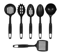 EPIGEIST Set 6 Utensili da Cucina in Nylon Resistente al Calore Cucchiai e Spatole per Uso Domestico Strumenti Multiuso per Pentole Antiaderenti e Preparazione Verdure