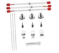 EPIGEIST Set Accessori per Aerografo Hd130 Ugelli Aghi e Tappi Ricambio Compatibile Aerografi Professionali e Dilettanti Facile da Installare per Pittura e Decorazione