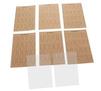 EPIGEIST Set da 1 Tavolo da Pratica per Unghie Professionale con 6 Modelli Bifacciali Riutilizzabili, Fogli di Formazione per Nail Art Portatili per Principianti e Artisti della Manicure