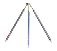 EPIGEIST Set Strumenti per Manicure Spingi Cuticole Doppia Estremità in Metallo con Custodia Pvc e Pietre per Lima, Kit Precisione Unghie per Nail Art e Cura Mani Professionale, Portatile