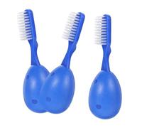 EPIGEIST Spazzolino Denti Testina Grande, Manico in Plastica Morbido, 3 Pezzi per Strutture Correttive e Istituti Penitenziari Stile Casuale